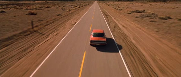 Cray�s Mustang on the highway