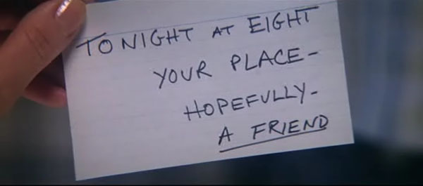 Note from &acute;a friend&acute;